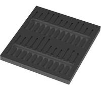 Wera 05137315001 Insert en mousse 9815 pour jeu de tournevis Kraftform Micro 1, sans outils, 344 x 30 x 392 mm