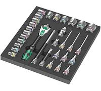 Wera Insert en mousse 9722 pour cliquet Zyklop 8000 C 1/2" – 31 pièces