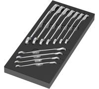 Wera 05150123001 11 Pièces 9733 6001 Joker Switch Set 1 Jeu De Clés À Cliquet À Douille Et À Anneau Dans Un Insert En Mousse - 8-19 Mm