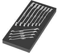 Wera 05150123001 11 Pièces 9733 6001 Joker Switch Set 1 Jeu De Clés À Cliquet À Douille Et À Anneau Dans Un Insert En Mousse - 8-19 Mm