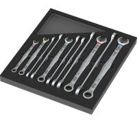 Wera 05150125001 Jeu De 12 Pièces 9735 6007 Joker Set 1 Jeu De Clés À Cliquet Et À Douille Dans Un Insert En Mousse - 8-19 Mm