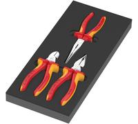Wera Insert en mousse 9784 pour jeu de pinces KNIPEX VDE 1 3 pièces
