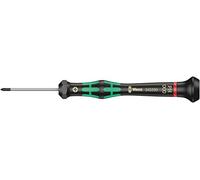 Wera Tournevis électronicien 2050 PH, pour vis cruciformes PH 000 x 40 mm, Noir/vert, 05345290001