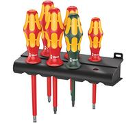 Wera - 160 i/168 i/6 Jeu de tournevis Jeu de tournevis Kraftform Plus série 100 + Rack, 6 pièces ; 5347777001