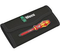 Wera 05671388001 Poche pliante pour logement de jeux Kraftform Kompakt VDE pouvant comporter jusqu'à 18 pièces, vide, 180 x 110 mm, Noir