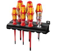 Wera Jeu de trournevis 05006480001 VDE 7 pcs.fente/PH/PZD lame ronde, manche de force Quantité:1