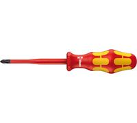 Wera Tournevis VDE isolé Wera 162 iS PH pour vis cruciformes avec lame à diamètre réduit, PH 2 x 100 mm Quantité:1