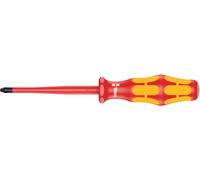Wera Tournevis 05020131001 VDE-PH T.1x80 mm L.178mm lame ronde, manche de force multi Quantité:1