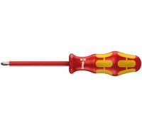 Wera WERA Tournevis pour vis Pozidriv, avec manche Kraftform 100% isolé 4 Quantité:1
