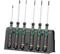 Wera Jeu de tournevis 2035/6 B 05118152001 - 6 pièces pour électronique & mécanique avec support