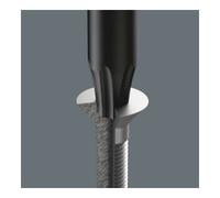 Wera Tournevis électronicien 2067 – TORX T2, lame 40 mm, longueur totale 137 mm, noir/vert