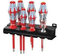 Wera 3160 i/7 Rack VDE Jeu de tournevis 7 pièces vis à fente, cruciforme Phillips G