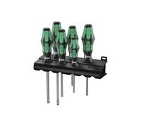 Wera 334/6 05105650001 Jeu De Tournevis Kraftform Plus Lasertip Avec Rack 6 Pièces