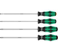 Kit tournevis WERA 4 pieces TORX avec fonction de retenu, long