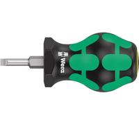 Wera 335 Stubby Tournevis pour vis à fente Largeur de lame: 4 mm Longueur de la lame: 25 mm