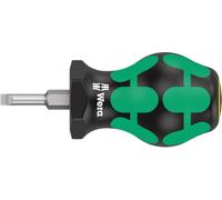 Wera 335 Stubby universel Tournevis pour vis à fente Largeur de lame: 4 mm Longueur de la lame: 25 mm