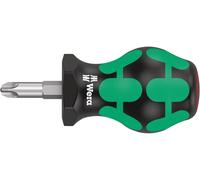 Wera Tournevis cruciforme Stubby 350 PH – PH 3 × 25 mm – Quantité 1