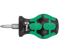Wera Tournevis Pozidriv 355 PZ Stubby PZ 1 lame ronde acier 25 mm