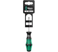 Wera 355 Tournevis pour Vis Cruciformes PZ, PZ 0 x 60 mm, Noir/Vert
