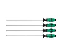 Wera 367/4 Jeu de tournevis Kraftform Plus TX HF avec fonction de retenue, à lames extra-longues 300 mm, 4 pièces Quantité:1