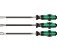 Wera 391/3 Kraftform Plus Flexible Écrou Conducteur Set 3 Pièce Métrique