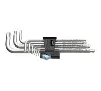 Wera Jeu de clés mâles coudées 3950 PKL/9 – 6 pans Hex-Plus inox 9 pièces 1,5–10 mm