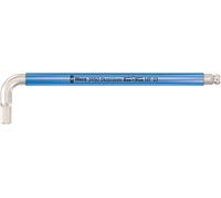 Wera 3950 SPKL Multicolour HF Clés mâles coudées, syst. métrique, acier inoxydable, avec fonction de retenue, 10 x 224 mm