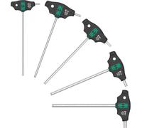 Wera 454/5 HF Shk Set 1 Hexagonal-Plus Poignée en T Set Tournevis Métrique