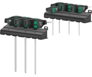 Wera 467/2 TORX® HF Set 1 jeu de tournevis poignée transversale tournevis TORX® avec fonction de maintien - 05023452001