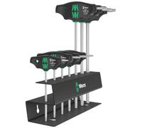 Wera Set de tournevis 467/7 – manche transversal hexagonal HF + support, 7 pièces