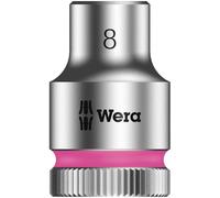 Wera 05003553001 8790 Hmb Douille Zyklop à emmanchement 3/8", Argent/Rose