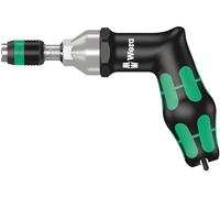 Wera 7400 Pistole 05074702001 Kraftform Tournevis dynamométrique réglable 3,0-6,0 nm avec Mandrin à serrage rapide Rapidaptor