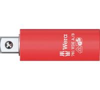 Wera 781 A/B VDE 05024690001 Adaptateur à chocs isolé, verrouillage mécanique 1/4\ (6.3 mm)