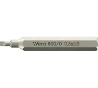 WERA 05058104001 - Micro embout fendu 0,3x1,5 x30