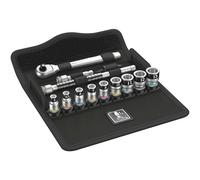 Wera 8100 SA 12 HF Zyklop Jeu de clés à douille métrique 1/4 (6.3 mm) 13 pièces