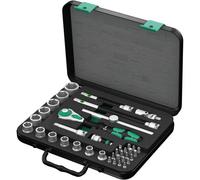 Wera 8100 SB 4 Jeu cliquet Zyklop Speed à emmanchement 3/8"", syst. impérial, 38 pièces - 05003596001