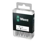 Wera 851/1 Embouts Z DIY, PH 2 x 25 mm, 10 pièces Quantité:1