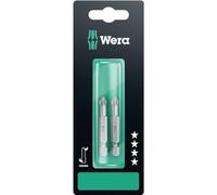 Wera 851/4 TZ SB PH3 05134382001 Jeu d'embouts pour vis cruciformes Phillips-Recess 2 pièces