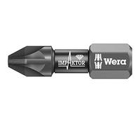Wera 855/1 IMP DC Impaktor Bits SB PZ 2 05073921001 Embout pour vis cruciformes Pozidriv