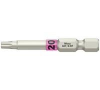 Wera Embout Wera 867/4 TX HF avec fonction de retenue, TX 20 x 50 mm Quantité:1