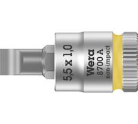Wera Douille-embout 8700 A FL 05003321001 pour vis à fente 5,5 mm 1/4 (6,3 mm)