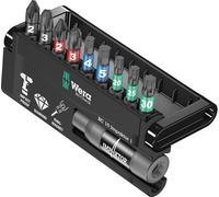 Wera 8740/51/55/67-9/IDC Impaktor Bit-Check 05057680001 Jeu d'embouts 10 pièces cruciforme Phillips, vis Pozidriv, TORX