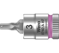 Wera Douille-embout 8740 A 05003332001 Zyklop 3 mm emmanchement 1/4 (6,3 mm) avec fonction de retenue