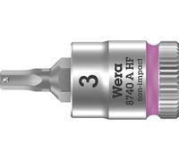 Wera 8740 A 05003332001 6 pans intérieurs Douille-embout 3 mm 3 mm 1/4 (6.3 mm)