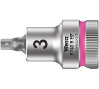 Wera Douille-embout Zyklop 8740 B HF 3/8" pour vis à six pans creux, avec retenue, 3 x 35 mm