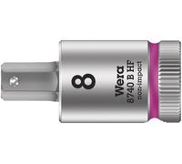 Wera 8740 B HF Douille-embout Zyklop pour vis à six pans creux, à emmanchement 3/8" avec fonction de retenue, 8 x 38.5 mm Quantité:1