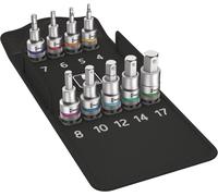 Wera 8740 C HF Zyklop Jeu De Douilles À Embout À Six Pans Creux Avec Fonction De Retenue - (Jeu De 9pcs)