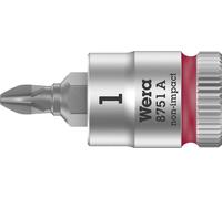 Wera 8751 A 05003350001 cruciforme Phillips Douille-embout PH 1 1/4\ (6.3 mm)