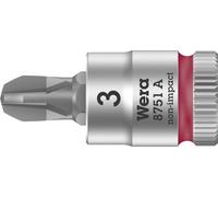 Wera 8751 A 05003352001 cruciforme Phillips Douille-embout PH 3 1/4\ (6.3 mm)