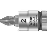 Wera 8755 A 05003354001 vis Pozidriv Douille-embout PZ 2 1/4\ (6.3 mm)